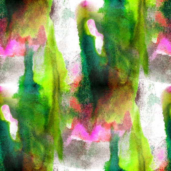 Art green, pink avant-garde hand paint background seamless wallp — Stock Photo, Image