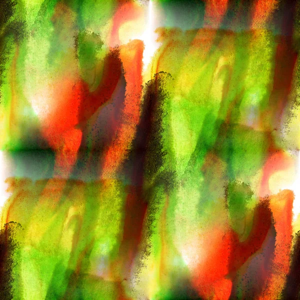 Искусство зеленый, красный авангард ручной краски фон бесшовные Wallpa — стоковое фото