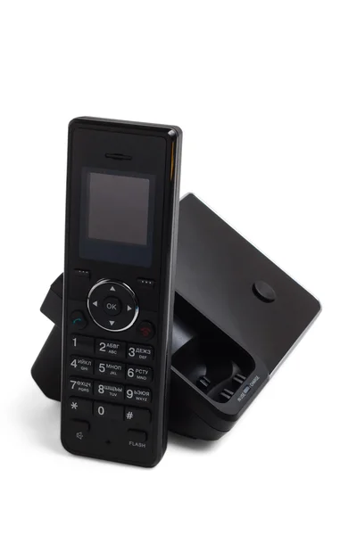 Rádio tecnologia telefone telefone receptor de chamada de negócios sem fio — Fotografia de Stock