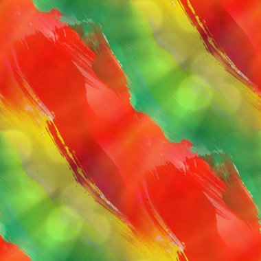 yeşil, sarı, kırmızı doku suluboya sorunsuz abstra arka plan