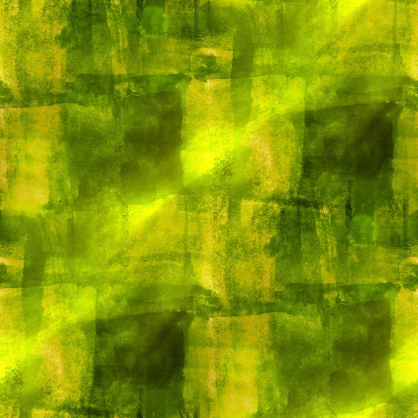 背景纹理抽象水彩无缝绿色图案 pa — 图库照片