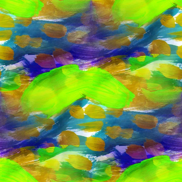 Hintergrund Textur Aquarell grün, blau, braun nahtlose Abstraktion — Stockfoto