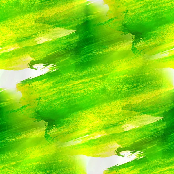 Arrière-plan vert, jaune texture aquarelle sans couture résumé pa — Photo