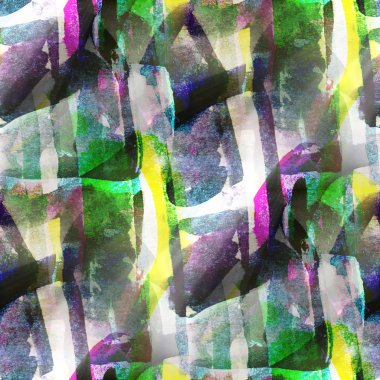 desen arka plan doku suluboya yeşil, mor sorunsuz abs