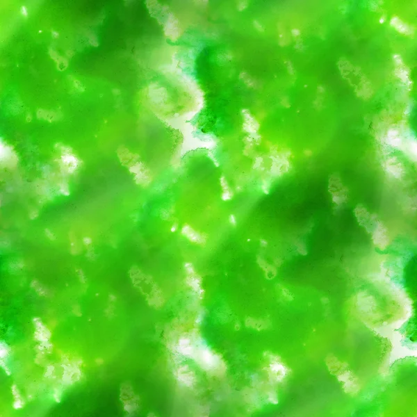 緑のテクスチャ水彩背景シームレスな抽象的なパターン pa — ストック写真