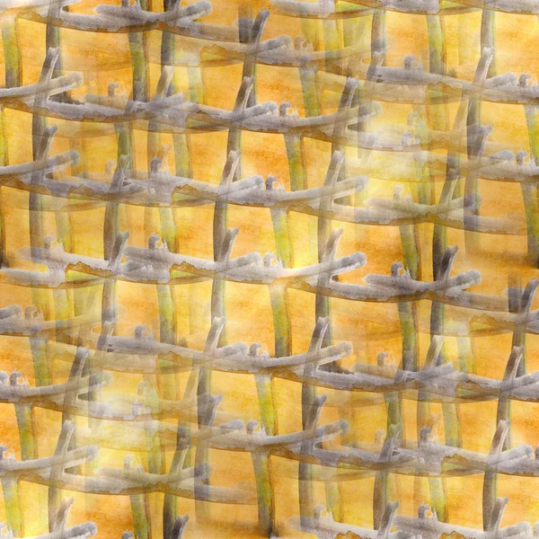 Жёлтый, чёрный, мешочная текстура фона акварель без швов abstr — стоковое фото