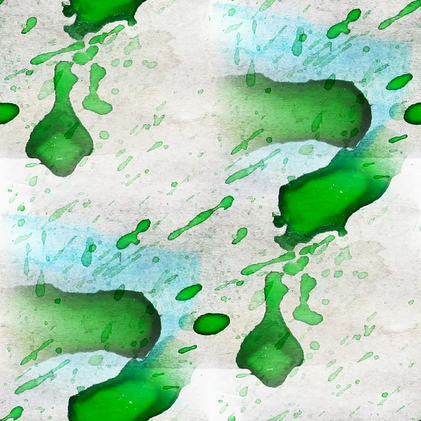 Verde, blu senza cuciture cubismo arte astratta Picasso texture waterco — Foto Stock