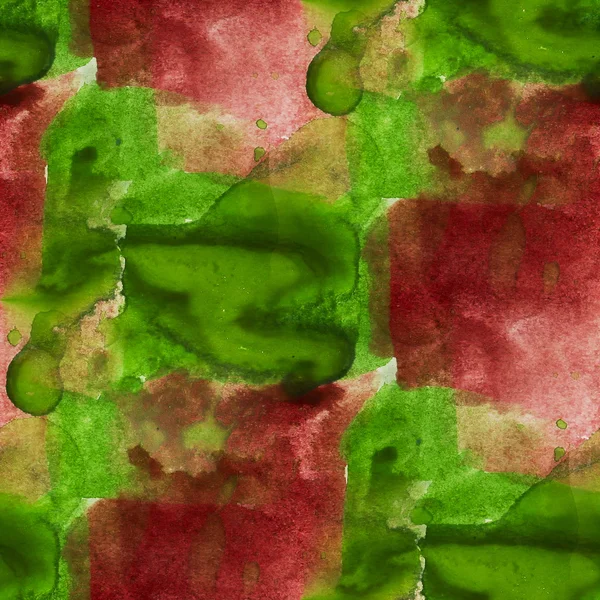 茶色、緑、キュビスムのシームレスな抽象芸術ピカソ テクスチャ waterc — ストック写真