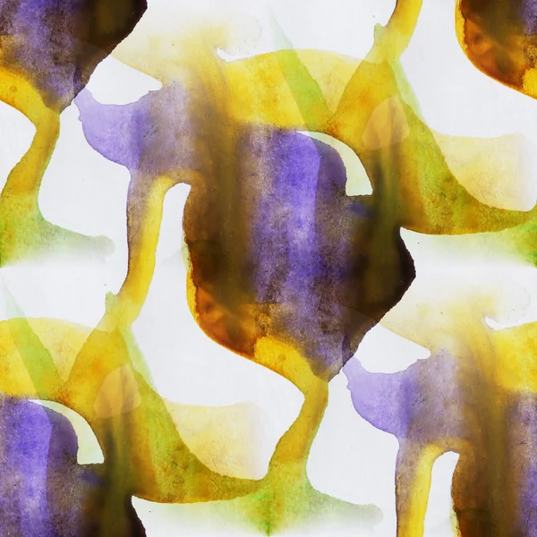 シームレスなキュービズム抽象芸術ピカソ青、緑の waterco のテクスチャ — ストック写真