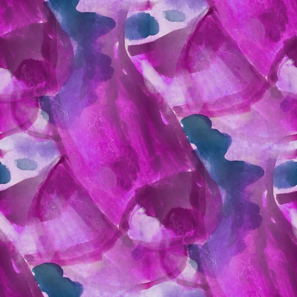 Kubizm bezszwowe fioletowy, niebieski streszczenie sztuka tekstura picasso waterc — Zdjęcie stockowe