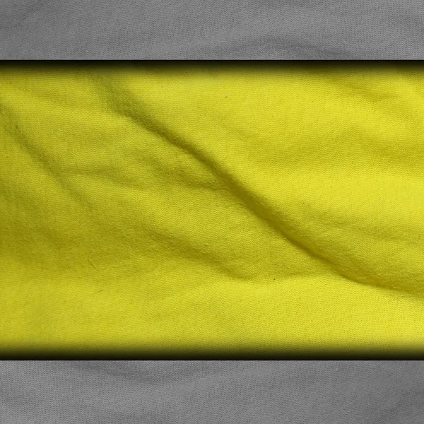Textura amarelo fundo tecido couro padrão pano superfície um — Fotografia de Stock