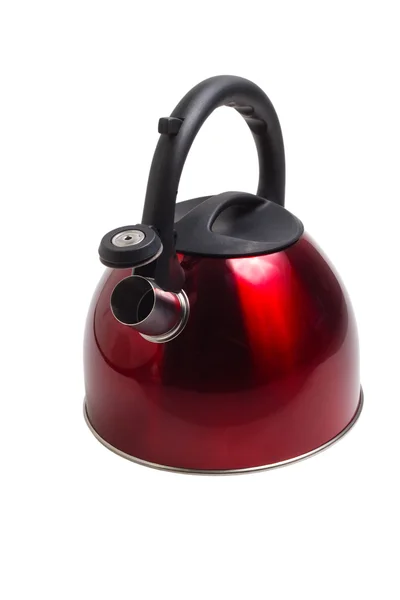 水壶红色孤立的用具家电厨房设计的亚洲热 — 图库照片