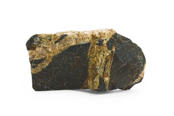 Kő elszigetelt fehér rock háttér természetes gránit szikla sol — Stock Fotó