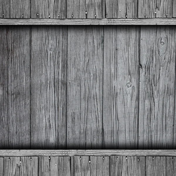 Latar belakang pagar abu-abu kayu teks pesan anda — Stok Foto