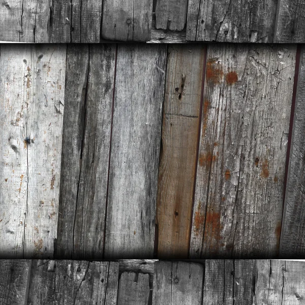 Textura de madera vieja cerca gris fondo su mensaje fondo de pantalla — Foto de Stock