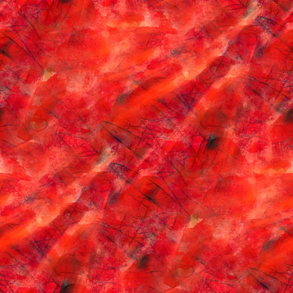 Sulu Boya Dikişsiz kırmızı, siyah arka plan doku abstr Tasarla — Stok fotoğraf