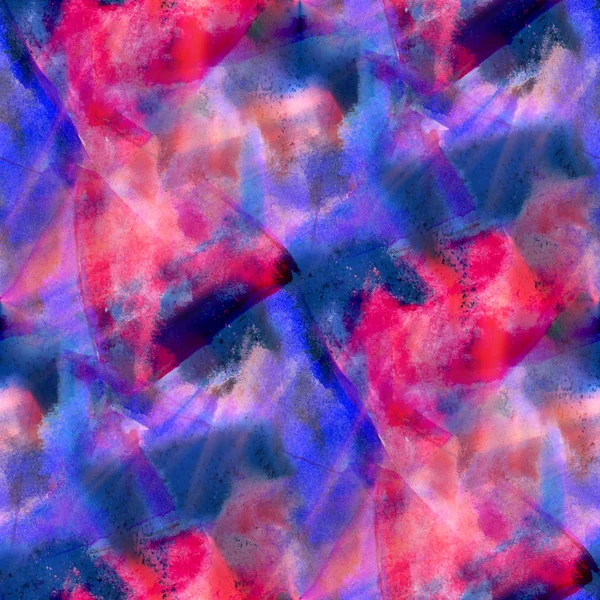 Ontwerpen van rode, blauwe aquarel naadloze achtergrond textuur abstract — Stockfoto