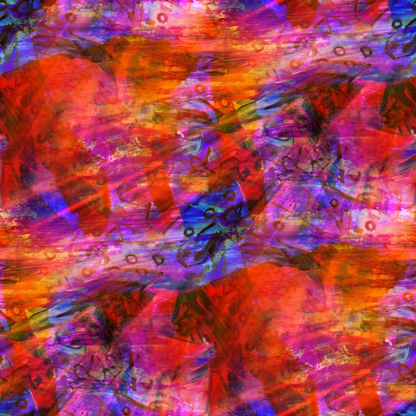 Дизайн безшовного фону з аквареллю помаранчева, синя текстура відсутня — стокове фото