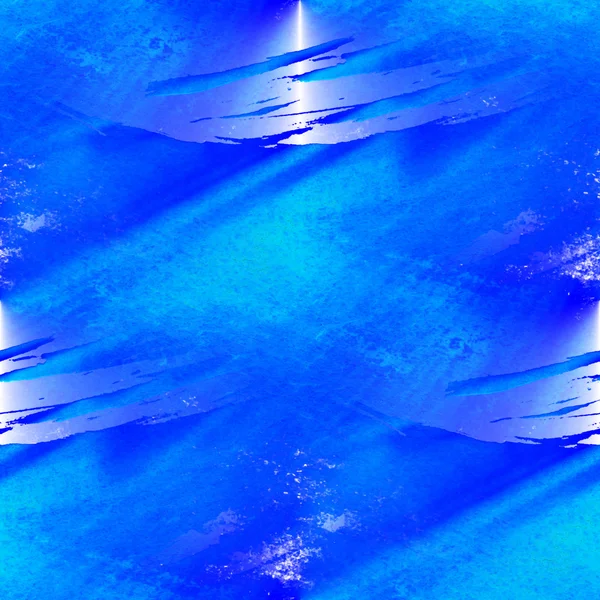 シームレスな背景水彩画テクスチャ抽象的な青い紙色 — ストック写真