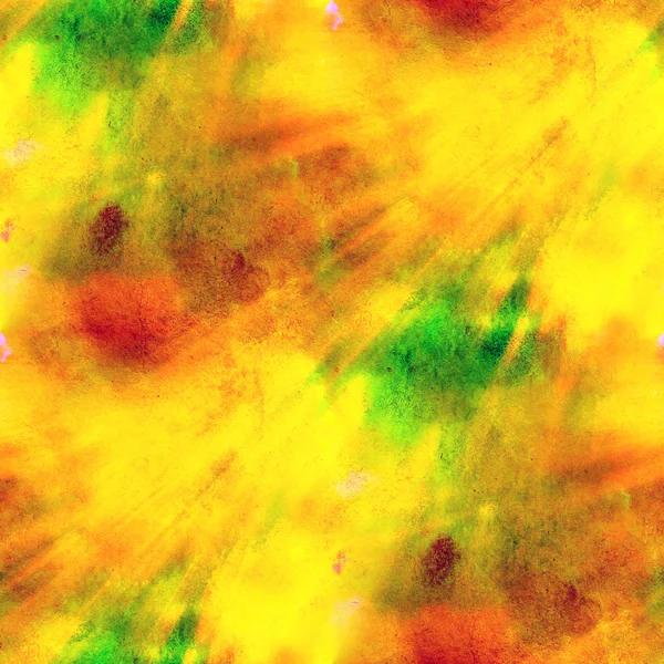 Fondo sin costuras acuarela textura amarillo, verde abstracto pa — Foto de Stock