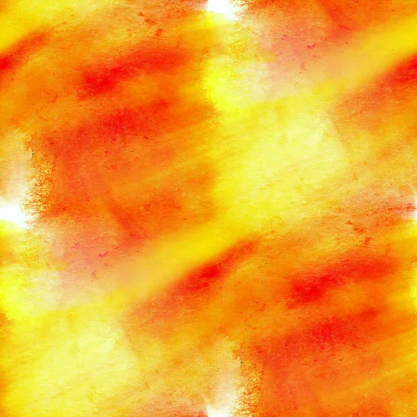 Jaune sans couture, fond orange texture aquarelle résumé p — Photo