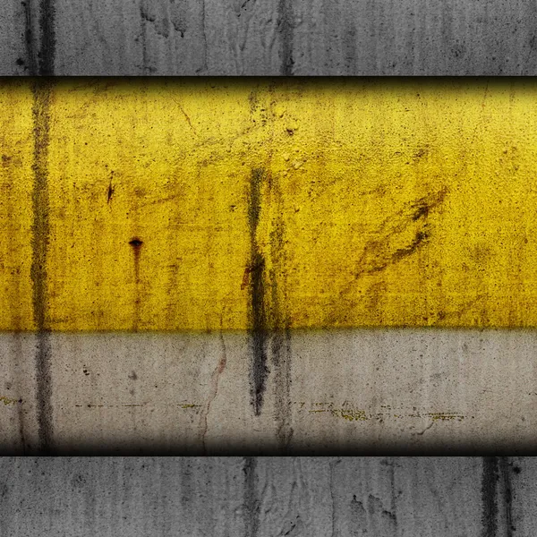 Background paint yellow texture grunge old metal iron dirty rust — Stock Photo, Image