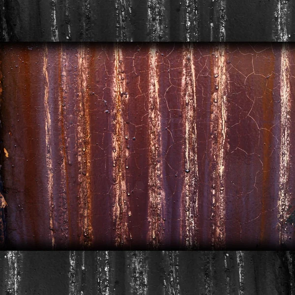 バック グラウンド テクスチャ紫古い鉄グランジ金属な抽象的な面 — ストック写真