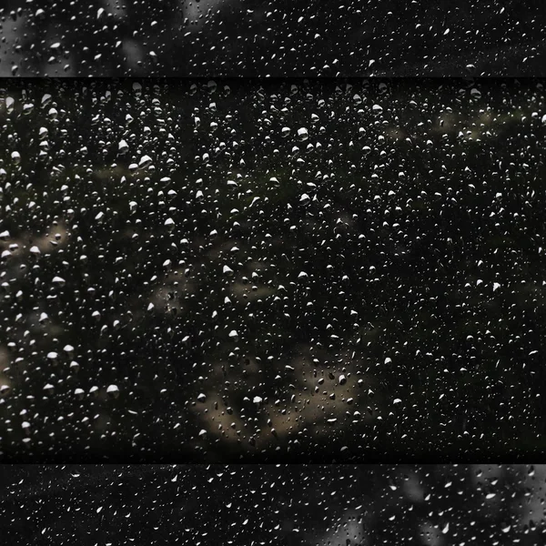 Водяной дождь стекло на заднем плане влажная текстура окна абст — стоковое фото
