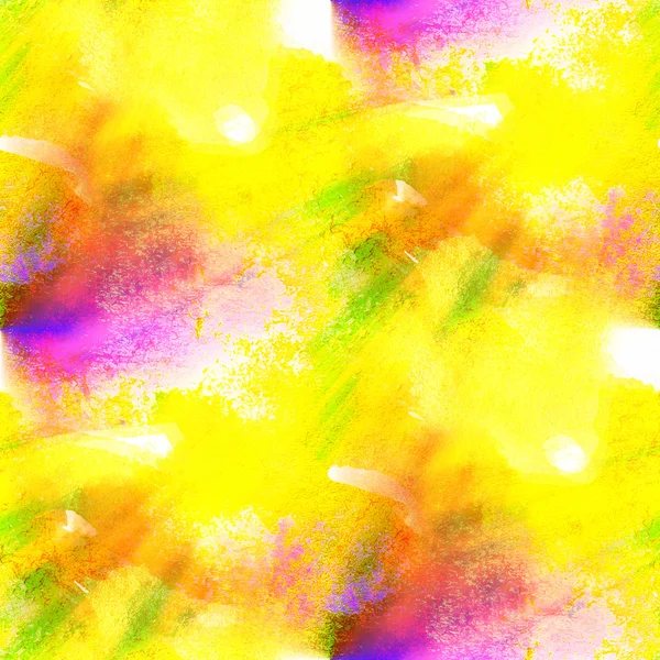 Sluneční světlo bezproblémové zelené modrá fialová růžová žlutá akvarel backg — Stock fotografie