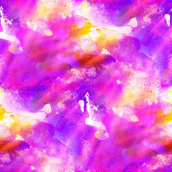 Pintura inconsútil Sunlight azul púrpura acuarela rosa con bergantín — Foto de Stock