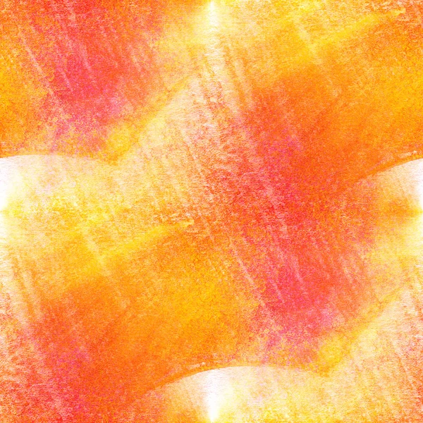 Solljus sömlös målning röd gul orange akvarell med bri — Stockfoto