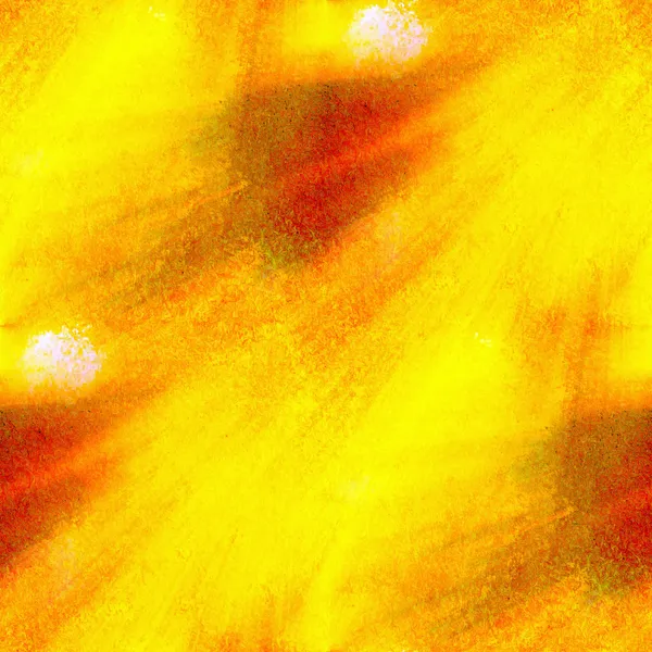 Sunlight yellow orange macro watercolor seamless texture and pai — Stock Photo, Image