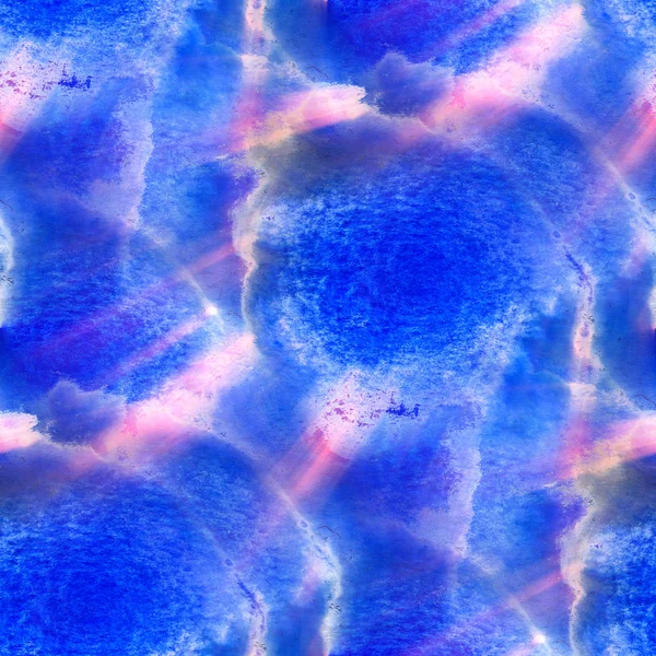 Солнечный свет бесшовные текстуры акварели обои синий фон — стоковое фото