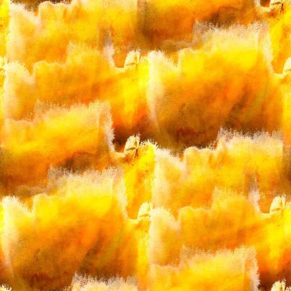 Lumière du soleil sans couture jaune noir texture couleur aquarelle abstraite — Photo