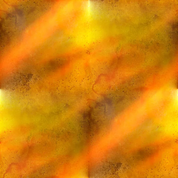 Sonnenlicht Aquarell Pinsel gelb schwarz abstrakte Kunst künstlerische Iso — Stockfoto