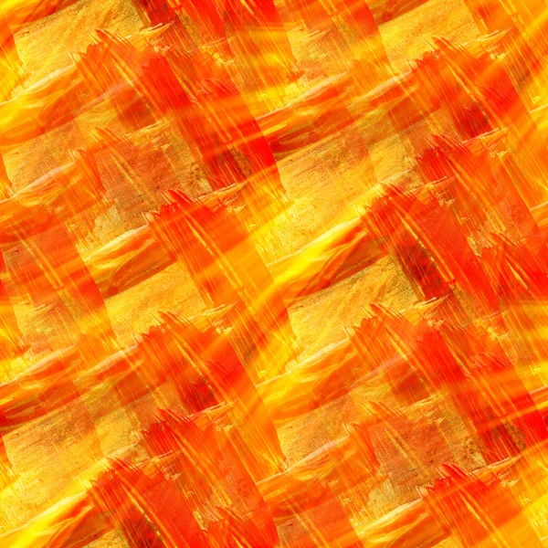 Sunlight abstract seamless red yellow orange hand painted waterc — Stock Photo, Image