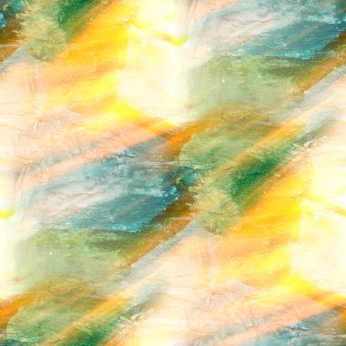 güneş ışığı sanat daub suluboya mavi yeşil renkli soyut pape
