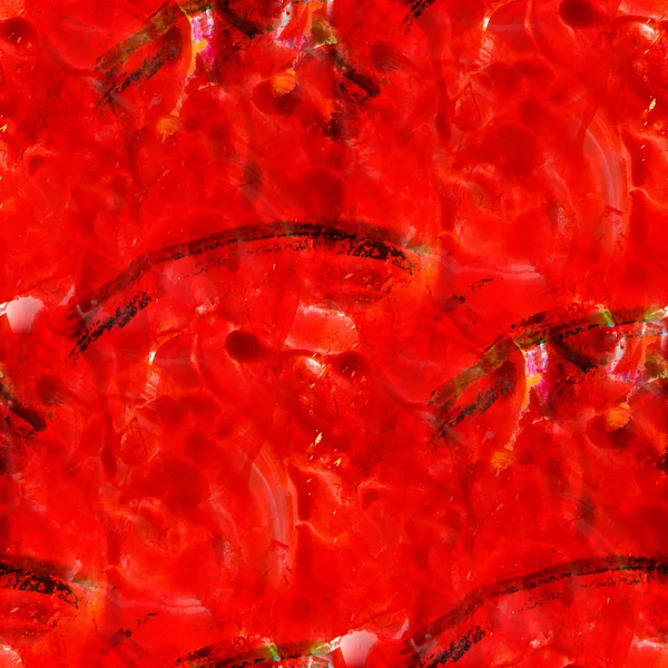 Sluneční barvy červené skvrny bezešvé pozadí akvarel abstrac — Stock fotografie
