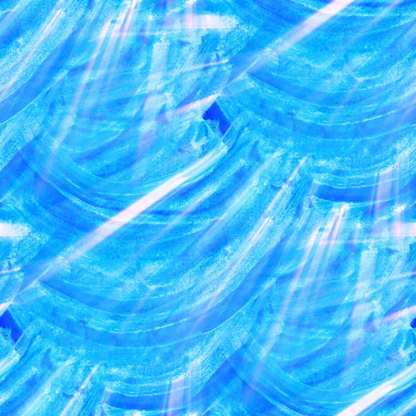Sonnenlicht Aquarell Kunst blau nahtlose abstrakte Textur Handschmerz — Stockfoto