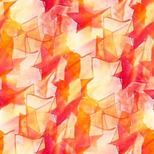Sollys akvarel kunst sømløs abstrakt tekstur håndmalet r - Stock-foto