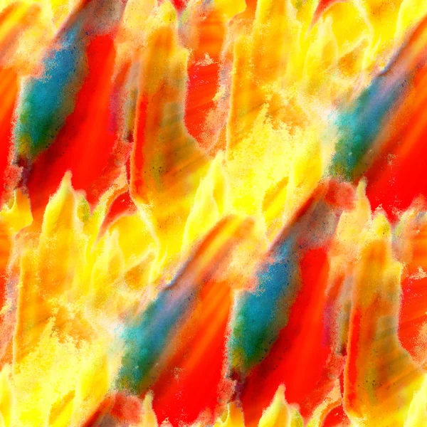 Güneş ışığı suluboya resim sarı mavi kırmızı sorunsuz soyut textur — Stok fotoğraf