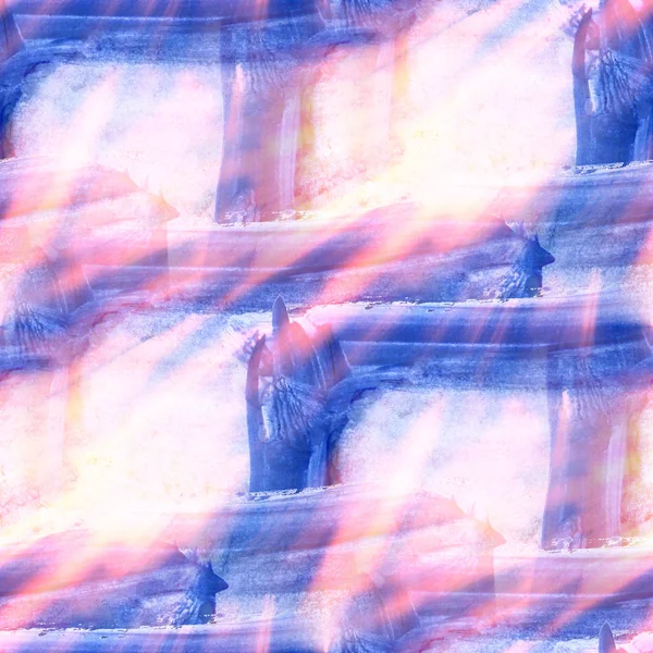 Сонячне світло акварель безшовна текстура фону синій абстрактний ко — стокове фото