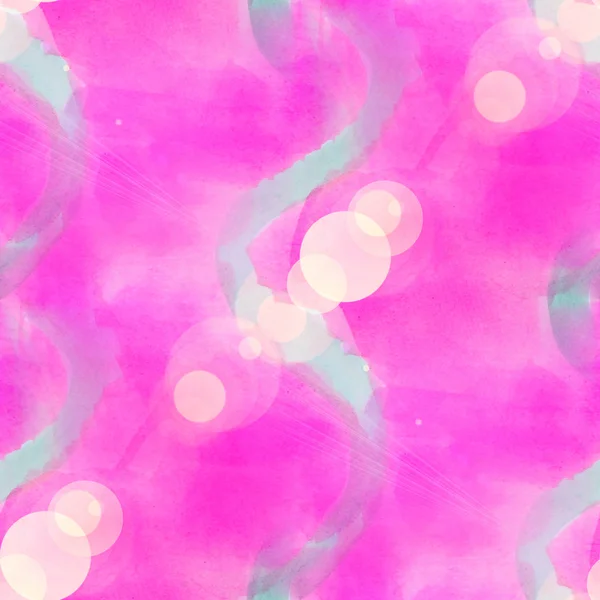 Bokeh aquarela abstrata e arte rosa cinza sem costura textura han — Fotografia de Stock