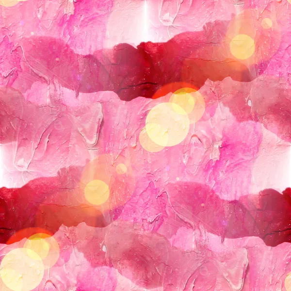 Bokeh abstract watercolor and art pink seamless texture hand, pa — Stock Photo, Image