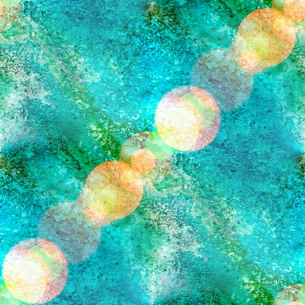 Bokeh abstract watercolor, and blue green art seamless texture h — Stock Photo, Image