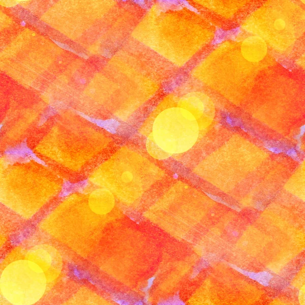Bokeh abstract geel, rood, mesh aquarel, naadloze textuur ha — Stockfoto