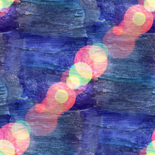 Bokeh Hintergrund blau Aquarell Kunst nahtlose Textur abstrakte b — Stockfoto