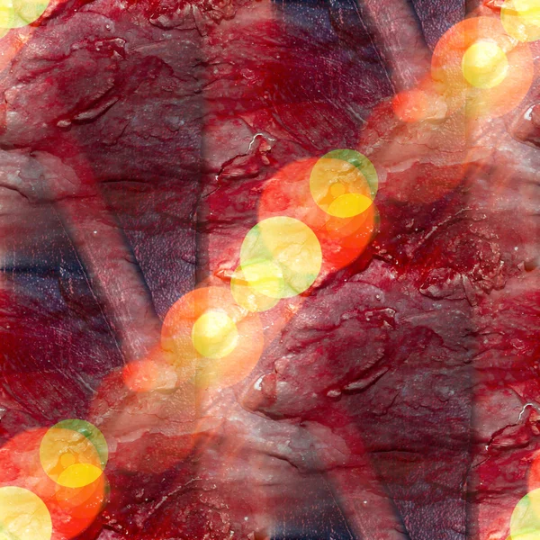 Bokeh Hintergrund rot blau Aquarell nahtlose Textur abstrakte b — Stockfoto