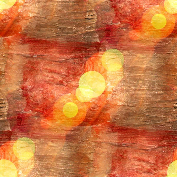 Bokeh wallpaper background red brown watercolor art seamless tex — Stock Photo, Image