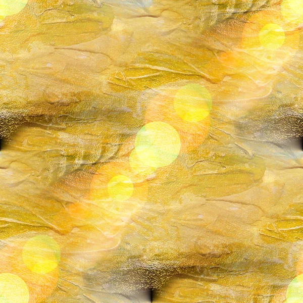 Bokeh sfondo carta da parati giallo acquerello senza cuciture texture ab — Foto Stock